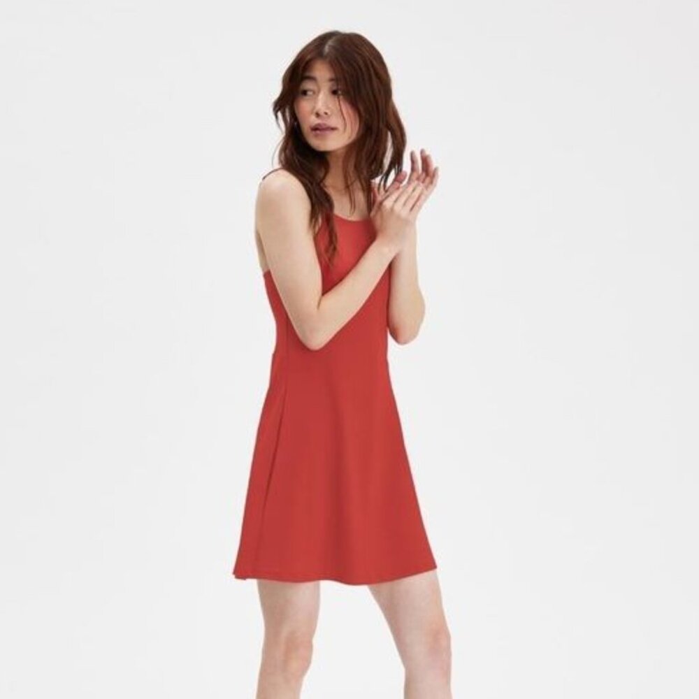 girlfriend collective Red Midi Dress